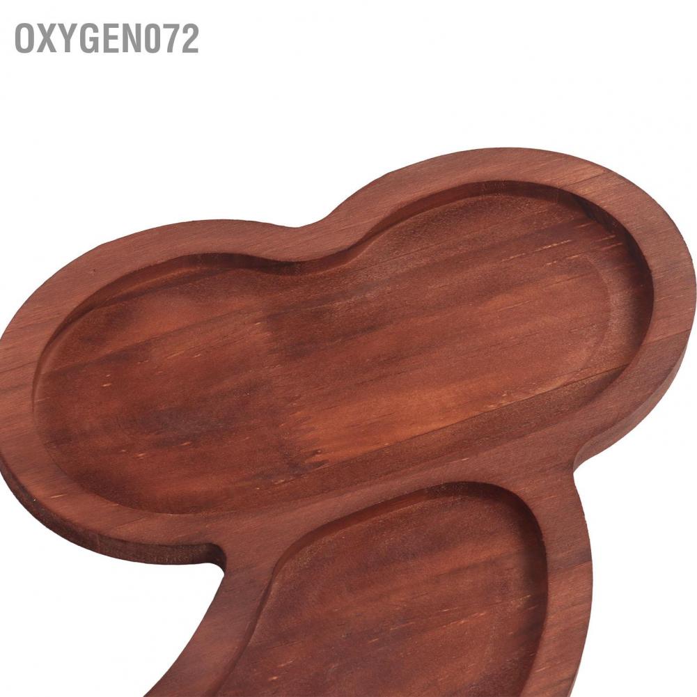 Oxygen072 Oxygen072 Bảng khai vị Loại C không chứa BPA Không mùi Dễ dàng làm sạch Quả óc chó 3 gian lớn Phô mai Phục vụ Đĩa cho Bữa dã ngoại