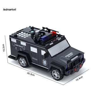 Ống Heo Tiết Kiệm Hình Xe Hơi Có Đèn Và Nhạc Cho Bé -PIN SẠC CÓ SẴN