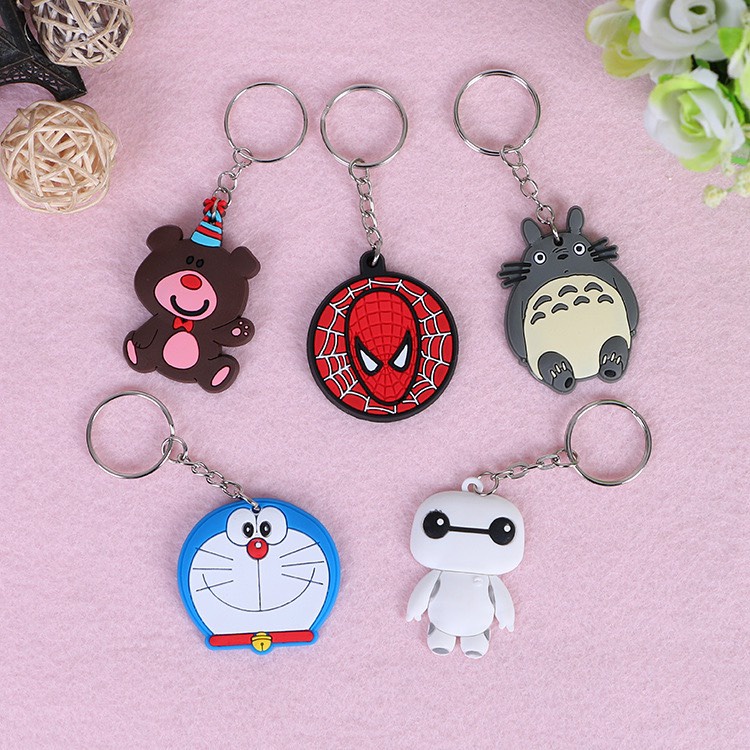 Móc chìa khóa - Móc khóa nhiều hình siêu cute ngộ nghĩnh đáng yêu (Set 10)