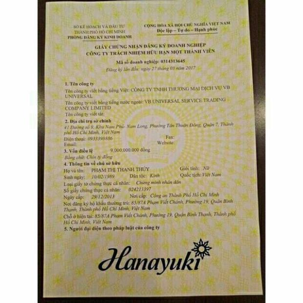 Sữa rửa mặt hanayuki DATE 2024