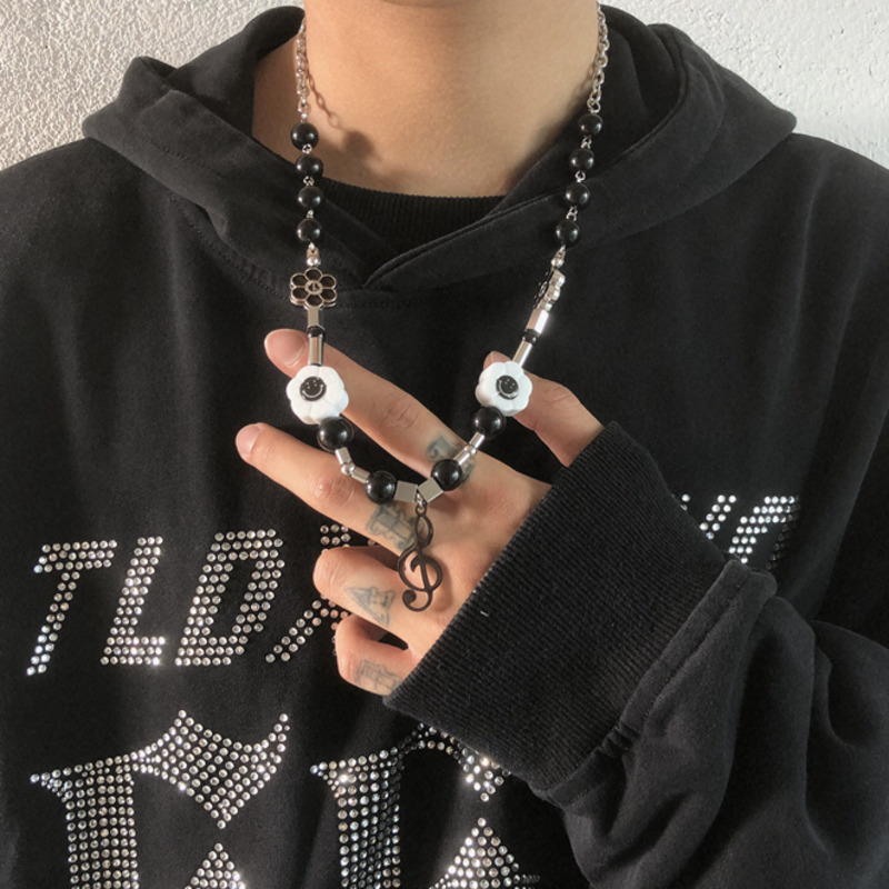 vòng cổ Thép Titan Mặt Hình Hoa Cúc Dễ Thương