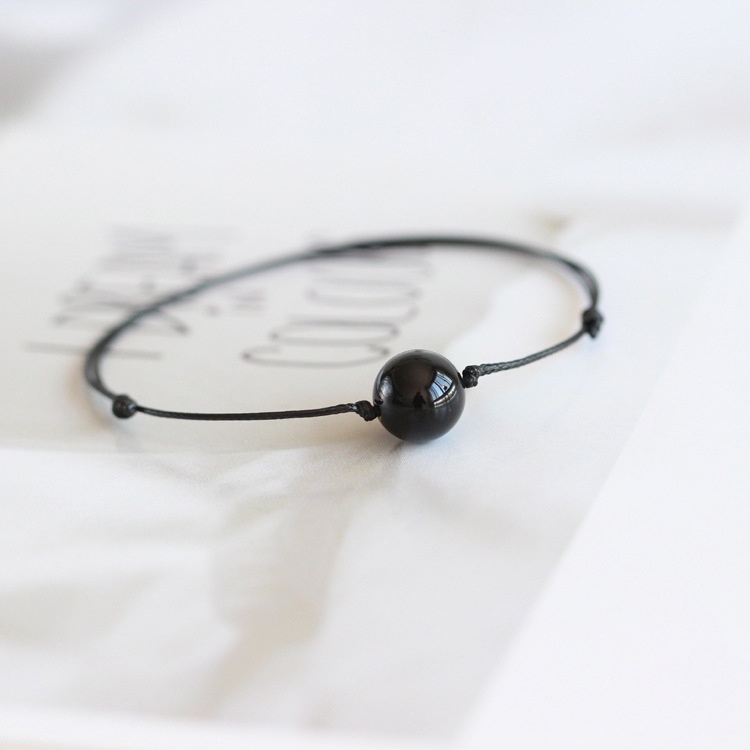 Vòng tay 1 hạt đá nhiều màu sắc giá rẻ