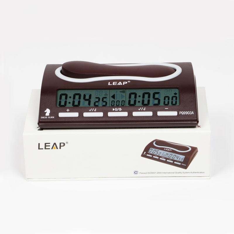 ĐỒNG HỒ Cờ vua Cờ tướng Thi Đấu Leap PQ9903A Huy Chương Vàng Cúp Lưu Niệm CV