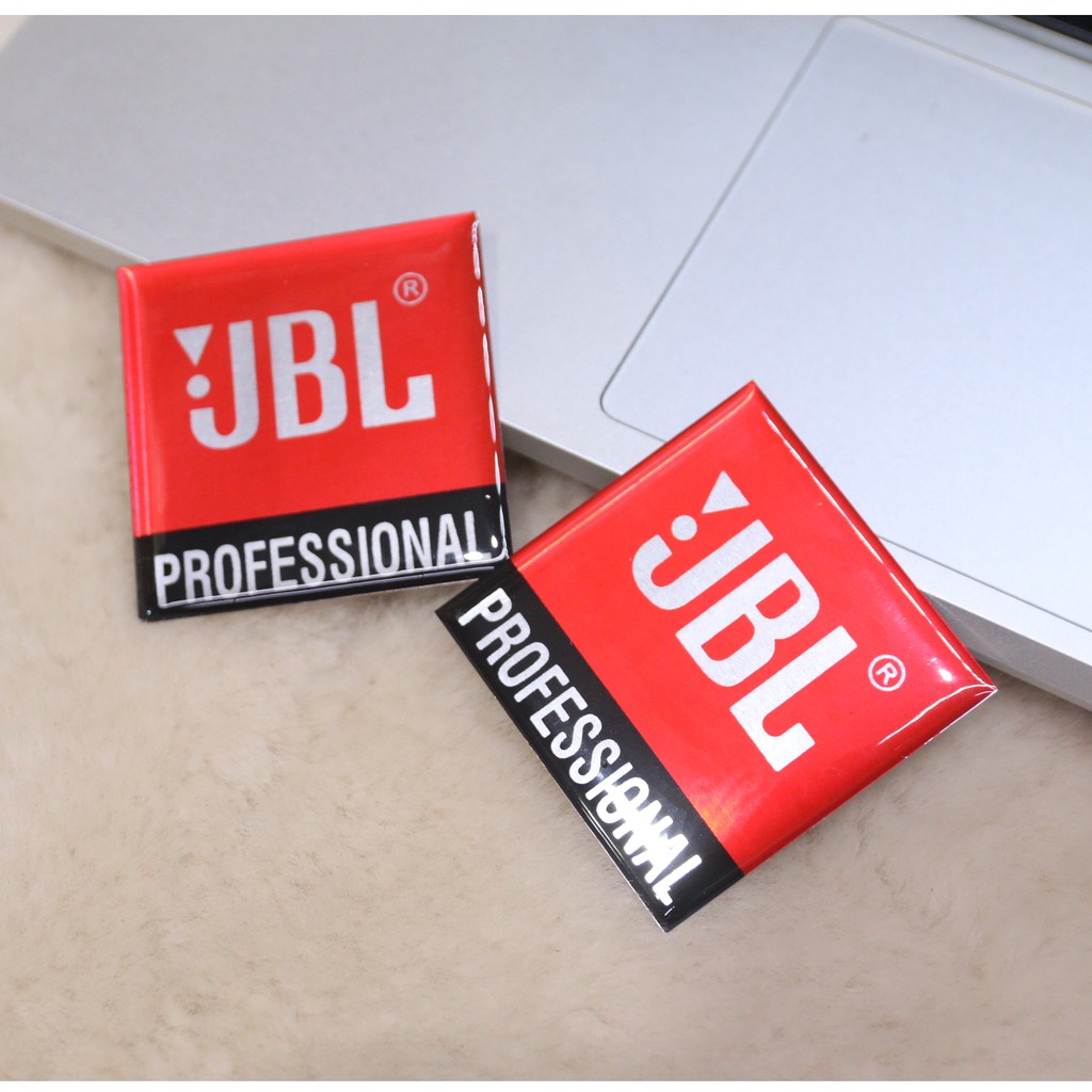 Logo JBL lớn dán thùng loa, loa sub