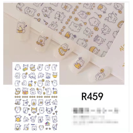 sticker trang trí nail