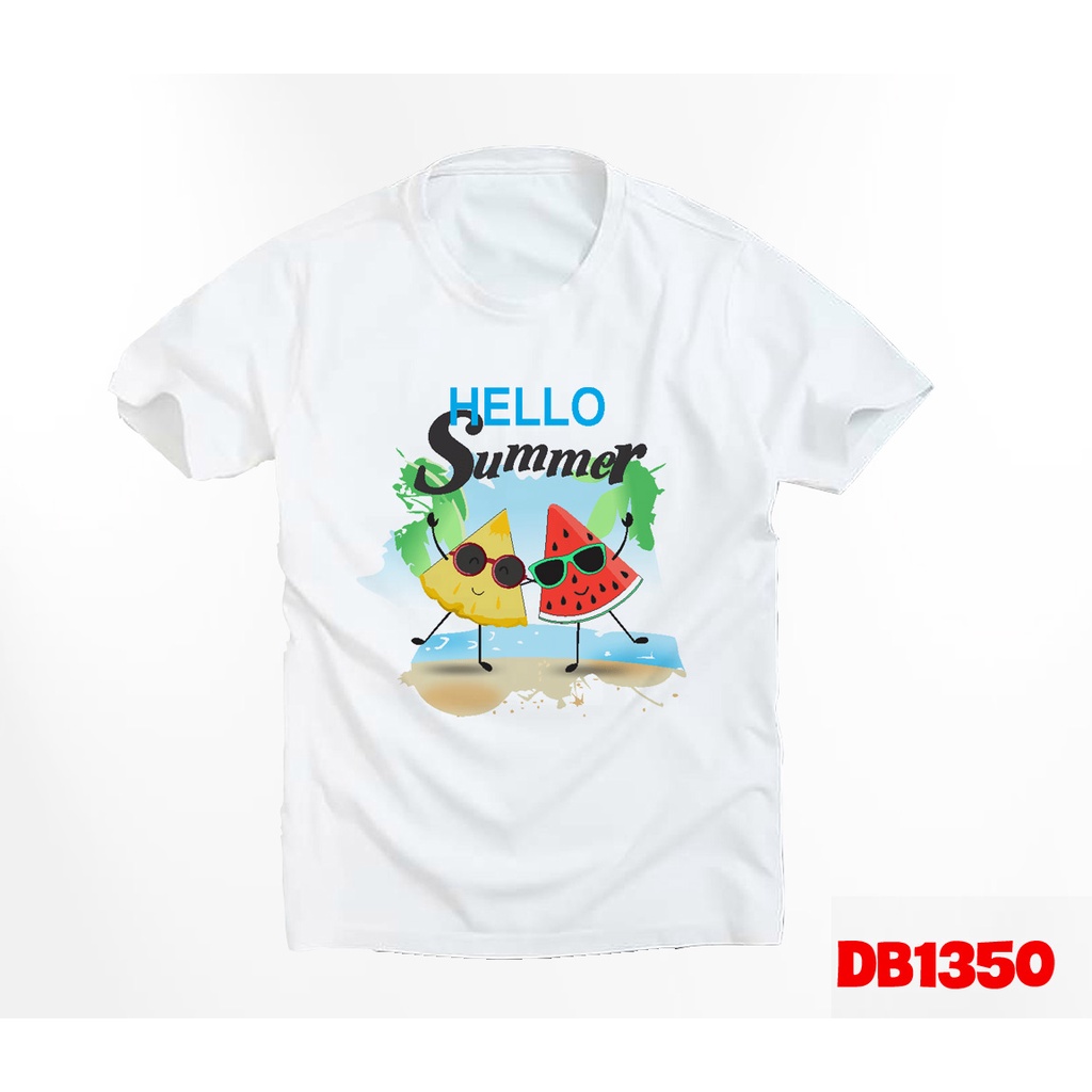 Áo Thun Nhóm Phượt In Hello Summer - KTQN TSHIRT AND UNIFORM