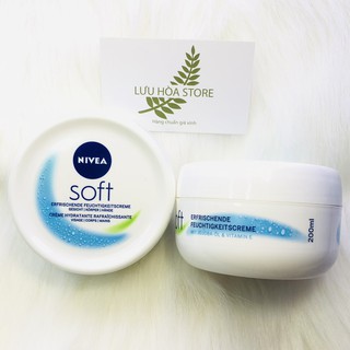 [SALE ] Kem dưỡng da Nivea soft -ĐỨC-   200ml