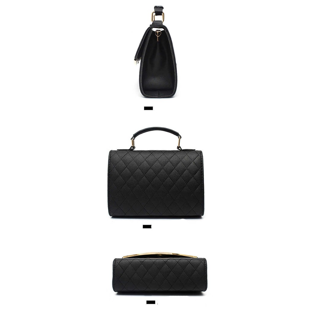 Túi xách nữ 👜 Mẫu HOT 2021 Hàn Quốc 👜 Túi Trần Trám Cao cấp phong cách công sở [Màu: Đen, Hồng, Xanh] | BigBuy360 - bigbuy360.vn