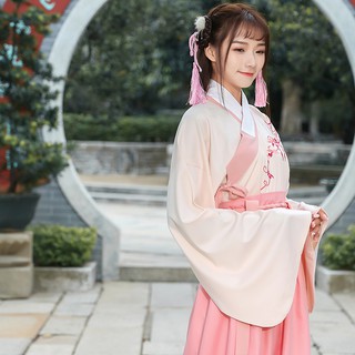 [Order]  Có ảnh thật (cuối) Bộ đồ cổ trang thêu tay áo rộng, cực đẹp - Tặng trâm, chu sa (stick dán trán).