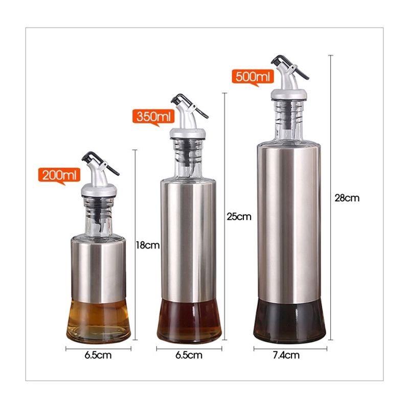 Chai Rót Cao Cấp Bọc Inox Phong Cách Bắc Âu