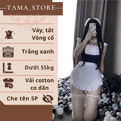 Set Cosplay Thủy Thủ Mặt Trăng, Đồ Hóa Trang Hầu Gái Tặng Kèm Tất Lưới Sexy | BigBuy360 - bigbuy360.vn