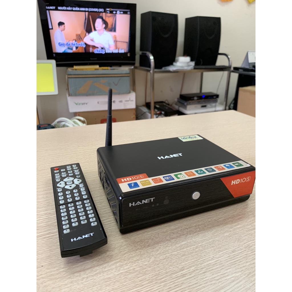 Bộ Đầu Karaoke Kèm Điều Khiển Chọn Bài Hanet Karaoke HD 10S Hàng Đẹp Xuất Sắc