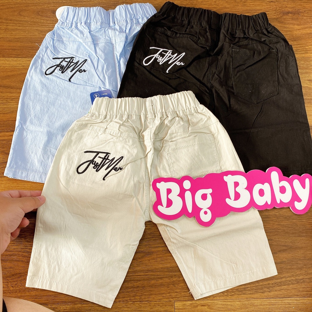 Quần lửng kaki nhiều mẫu mới 2022 cho bé trai 9-27KG - Bigbaby Shop