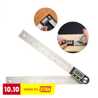 Thước ke góc điện tử 30cm _𝐅𝐑𝐄𝐄 𝐒𝐇𝐈𝐏_ thước đo góc điện tử 30cm xoay 360 độ