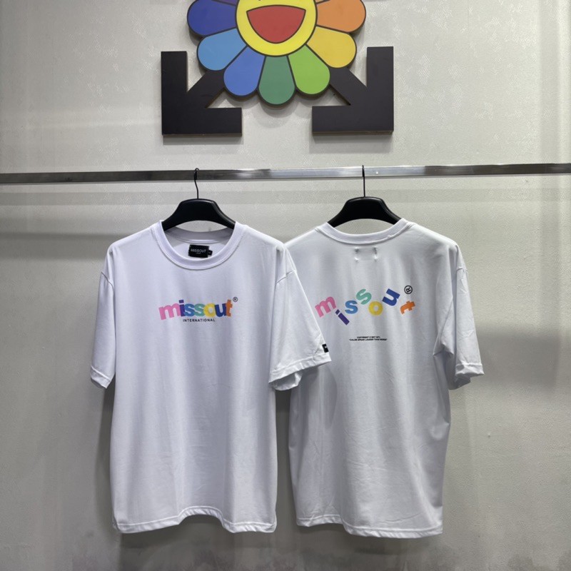 Áo thun Missout logo 7 màu cotton