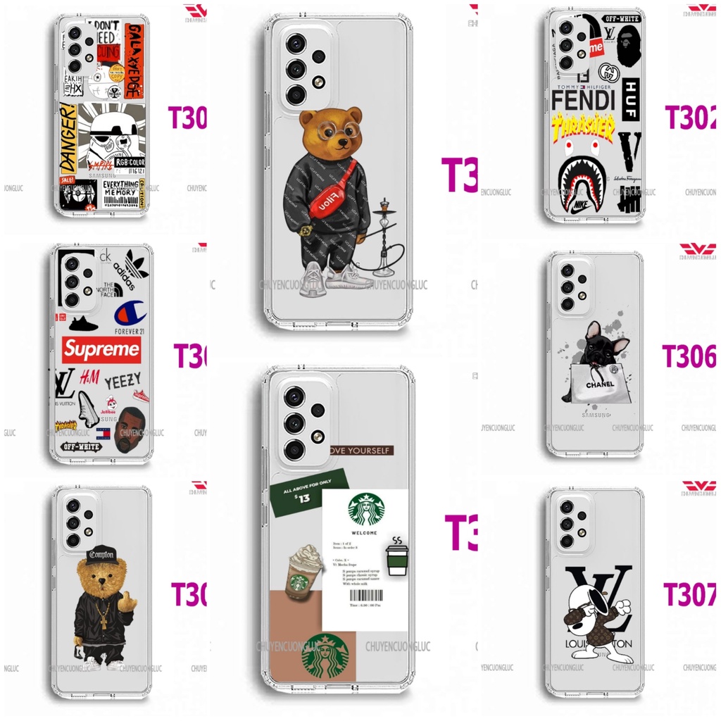 Ốp lưng samsung A13, A23, A33, A53, A31, A51 trong suốt in hình cực ngầu T30