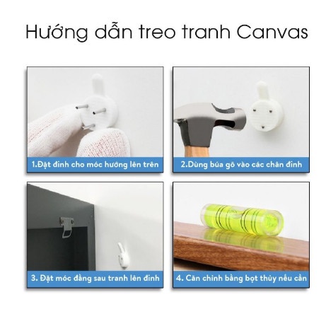 Set 6 tranh treo tường decor phòng khách,phòng ngủ, tặng đinh treo