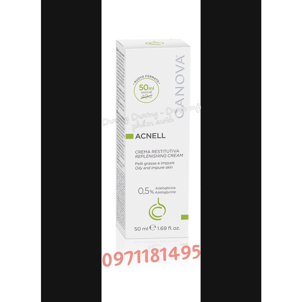 Kem ngừa mụn giảm mụn CANOVA ACNELL 50ml [Chính Hãng]