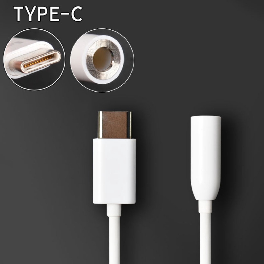 Cáp chuyển đổi Type-C sang 3.5mm thiết kế tiện lợi chất lượng cao | BigBuy360 - bigbuy360.vn
