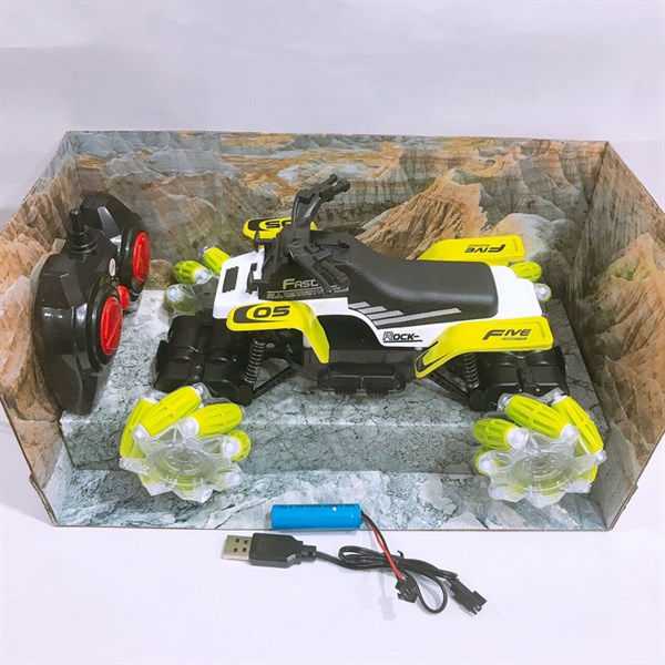 Hộp đồ chơi mô tô điều khiển địa hình từ xa dành cho bé, tỷ lệ 1:18 (Drift) 666-333