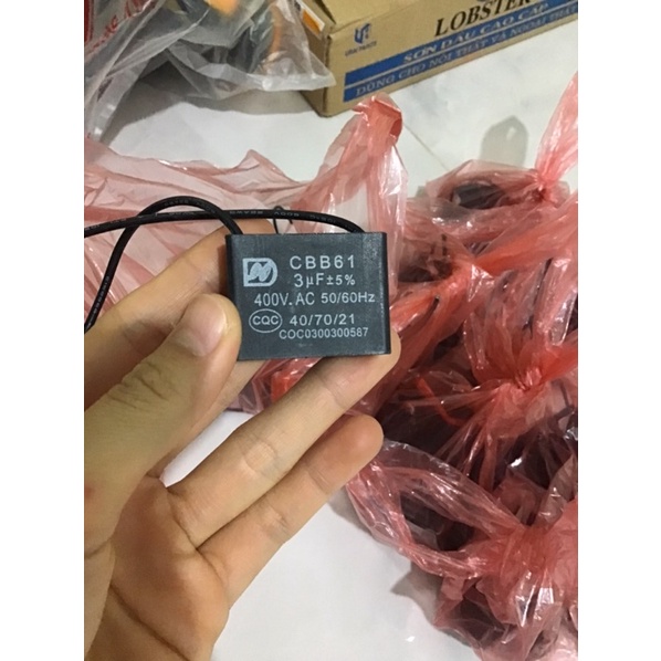 Tụ quạt điện 1,5uf 2uf 2,5uf 3uf 4uf