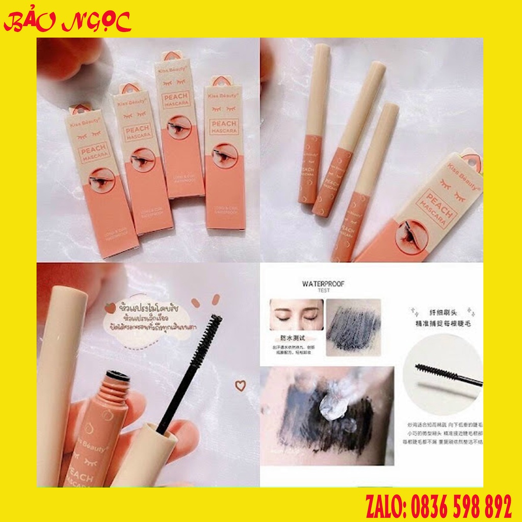 Mascara Kiss Beauty Peach | BigBuy360 - bigbuy360.vn