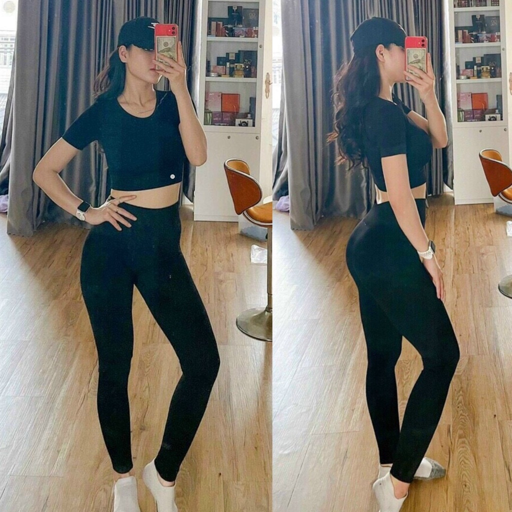 Bộ tập Gym nữ, đồ tập gym, yoga, aerobic nữ có tay chất đẹp