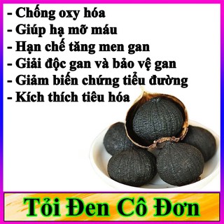 Tỏi Đen Cô Đơn - Tỏi Một Nhánh - có ảnh thật