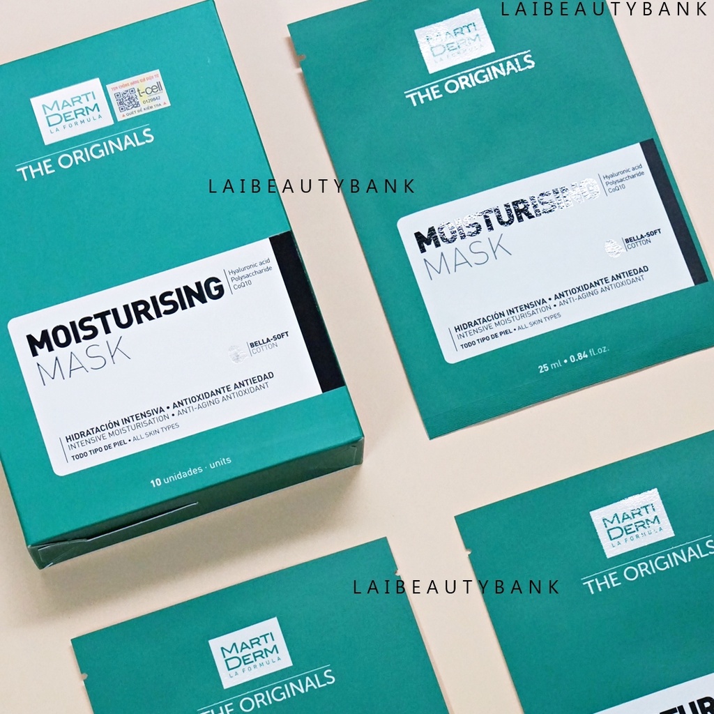 1 miếng mặt nạ phục hồi, dưỡng ẩm, chống lão hóa MartiDerm The Originals Moisturising Mask