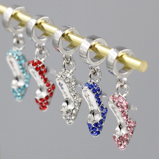 Charm chiếc giày đính đá nhiều màu - Linhcharms