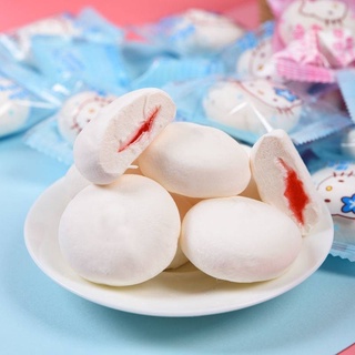 Kẹo Marshmallow nhân dâu kitty cho bé