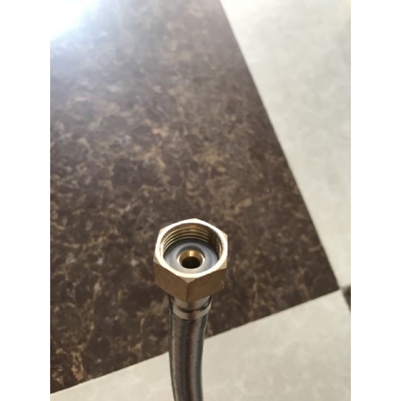 Dây cấp nước bình nóng lạnh cao cấp phi 16 lưới inox 304