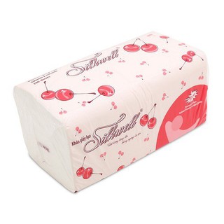 Khăn giấy lụa rút Silkwell 280 to x 2 lớp - Silkwell rút 280