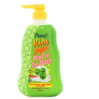 Sữa tắm gội toàn thân Pureen 750ml hương táo