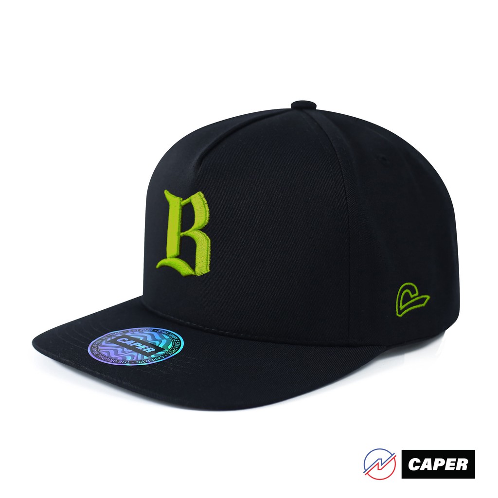 Mũ nón snapback form đứng chính hãng Caper thêu chữ B nhiều màu phong cách hiphop cá tính trẻ trung