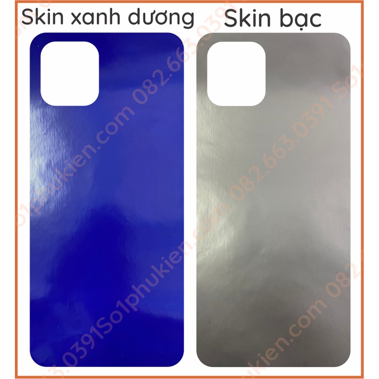 Miếng dán mặt lưng skin carbon Samsung a03