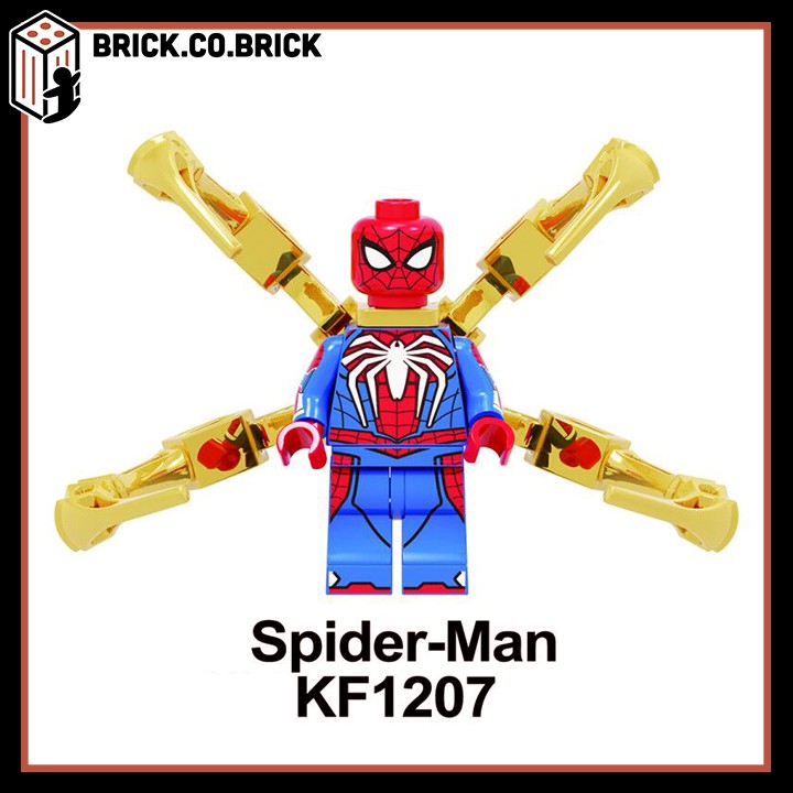 KF6097 - Đồ chơi lắp ráp minifigure và non lego mô hình Super heroes Siêu anh hùng Marvels / DC: Spider man, Iron Man