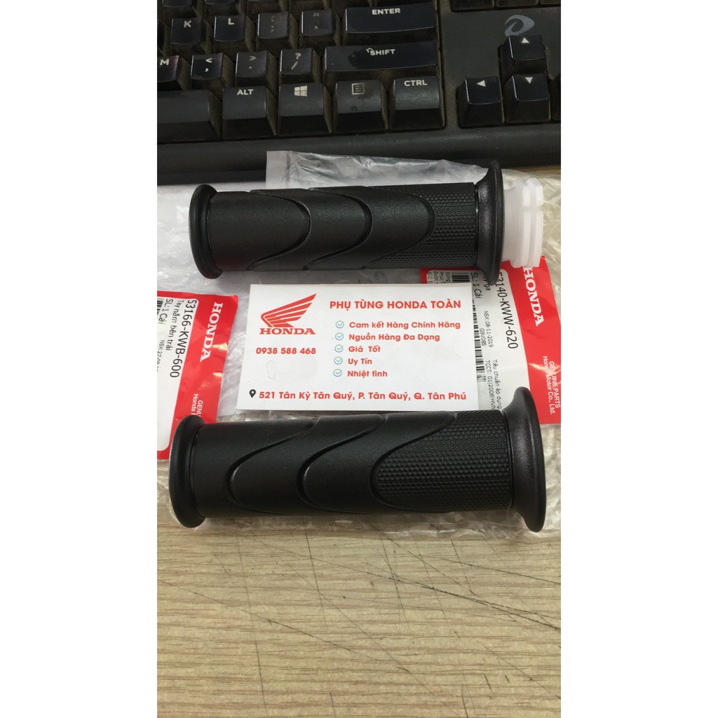 CẶP BAO TAY AB 110 FI , VISION 110 , LEAD 125 , WAVE 110, ĐỜI 1 DÂY GA ĐỜI CÓ GÙ ZIN CHÍNH HÃNG HOND