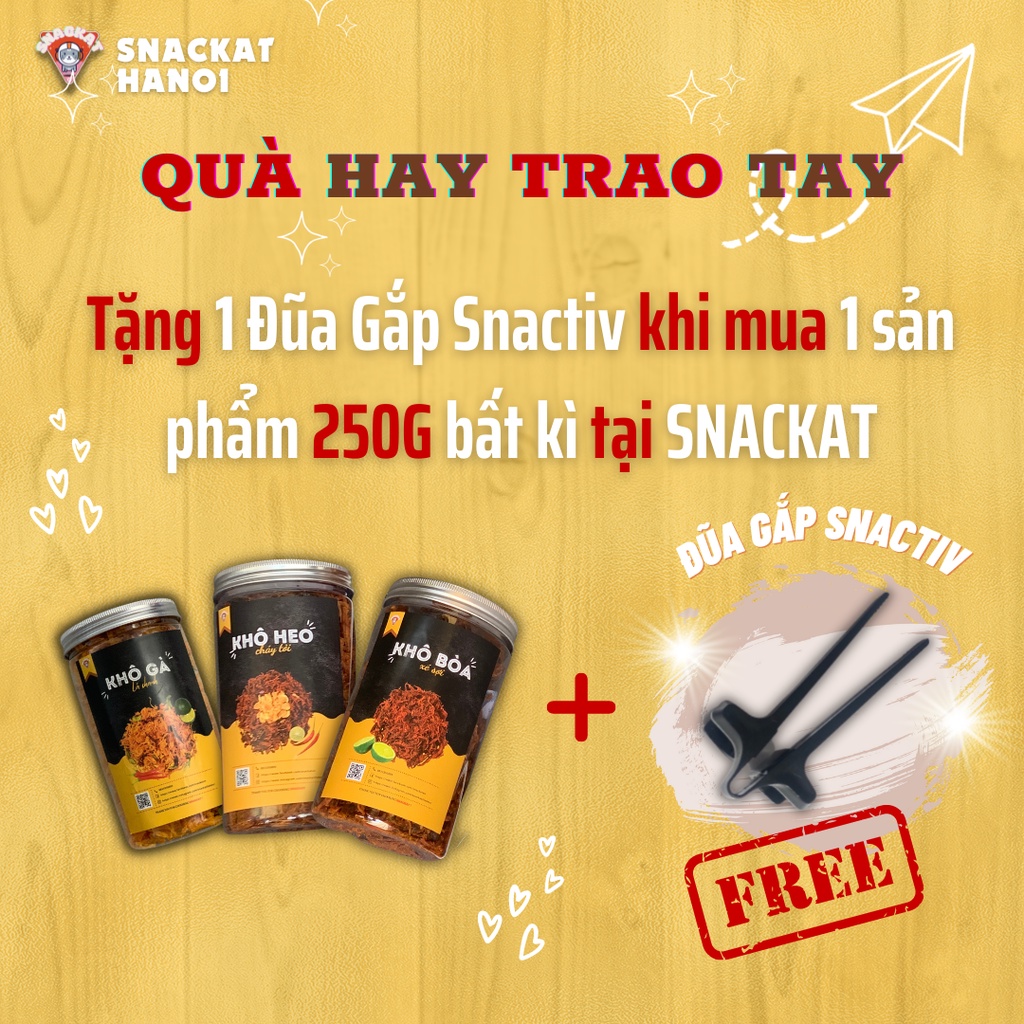 Khô Bò Sợi Khô Bò Xé Khô Bò Cay Xé Sợi Khô Bò Rẻ Nhất 30G - SNACKAT | BigBuy360 - bigbuy360.vn
