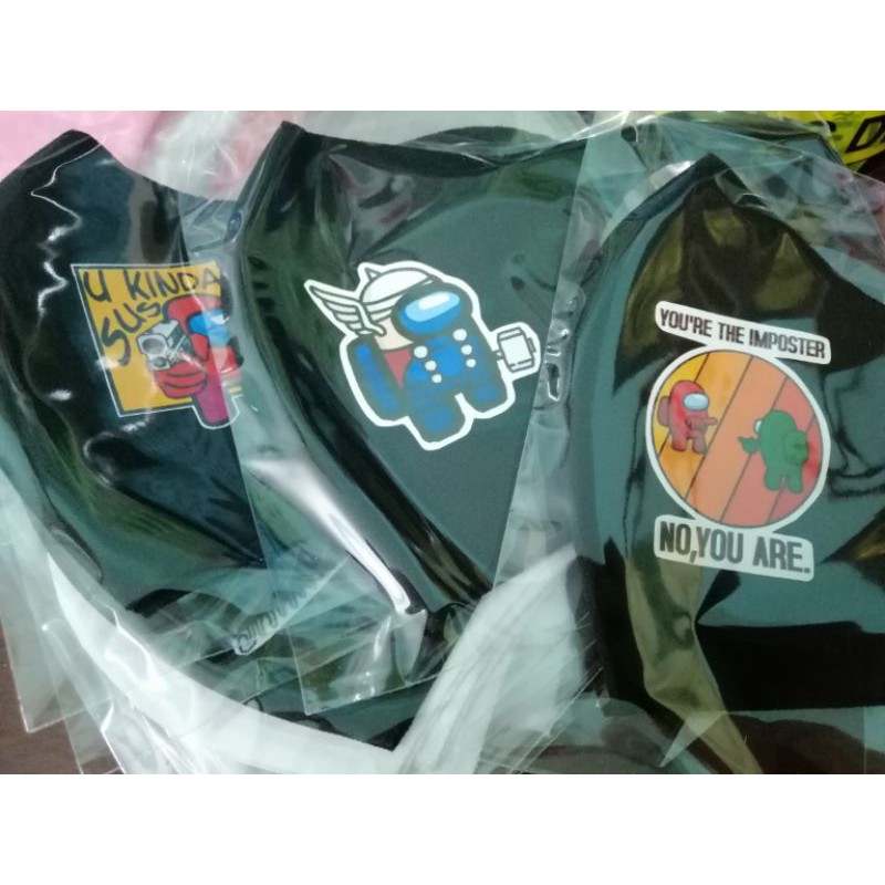 (45 MẪU) 1 cái khẩu trang vải Among Us - MÀU ĐEN | BigBuy360 - bigbuy360.vn