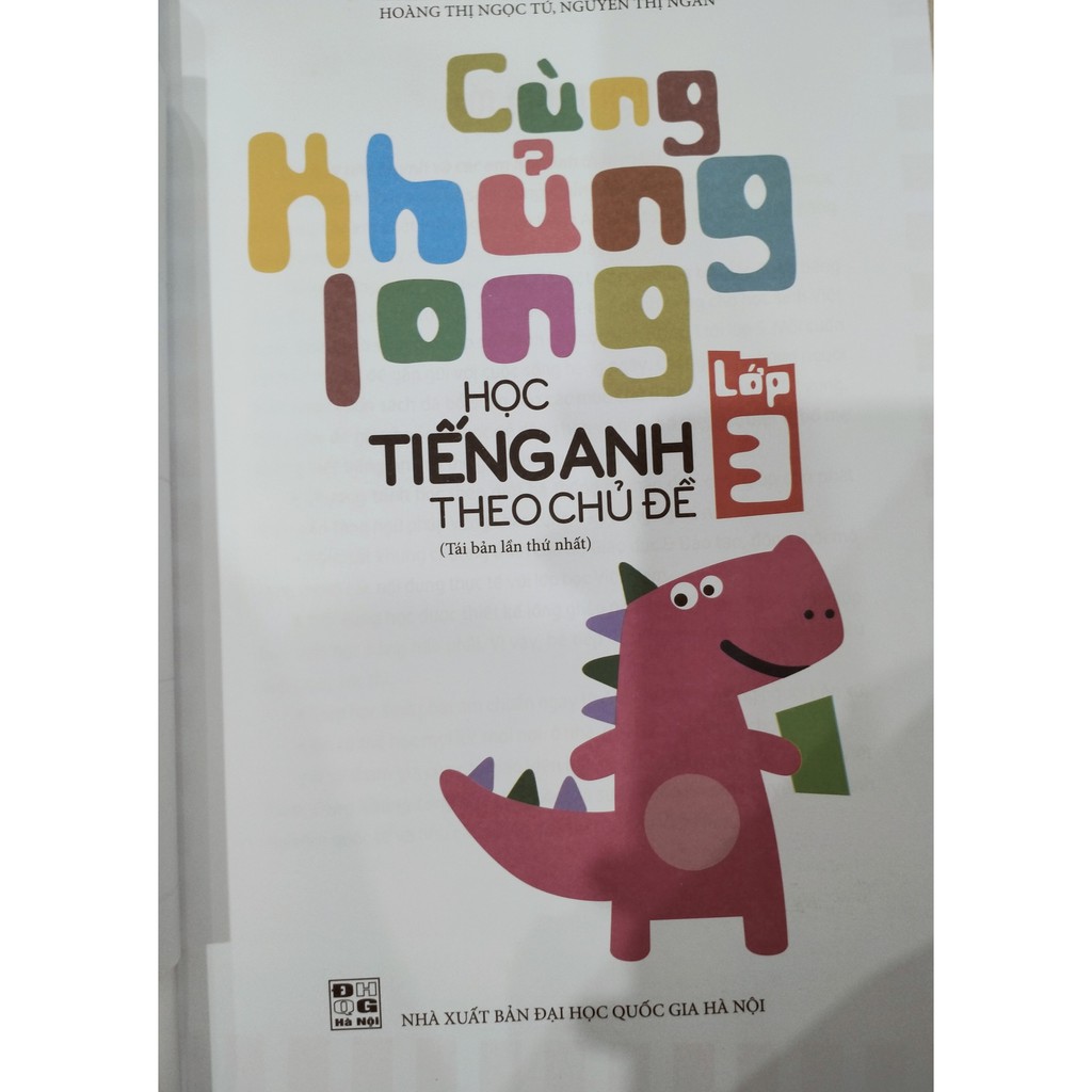 Sách - Cùng khủng long học tiếng anh lớp 3