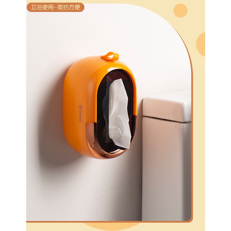 PVN45298 Hộp dán tường đựng khăn giấy ,giấy lau bếp đa năng phong cách Hàn Quốc Giá Rẻ