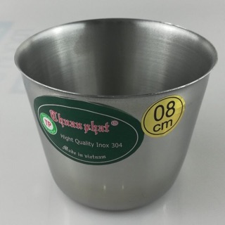 Chung làm đá inox 10 cái số 8