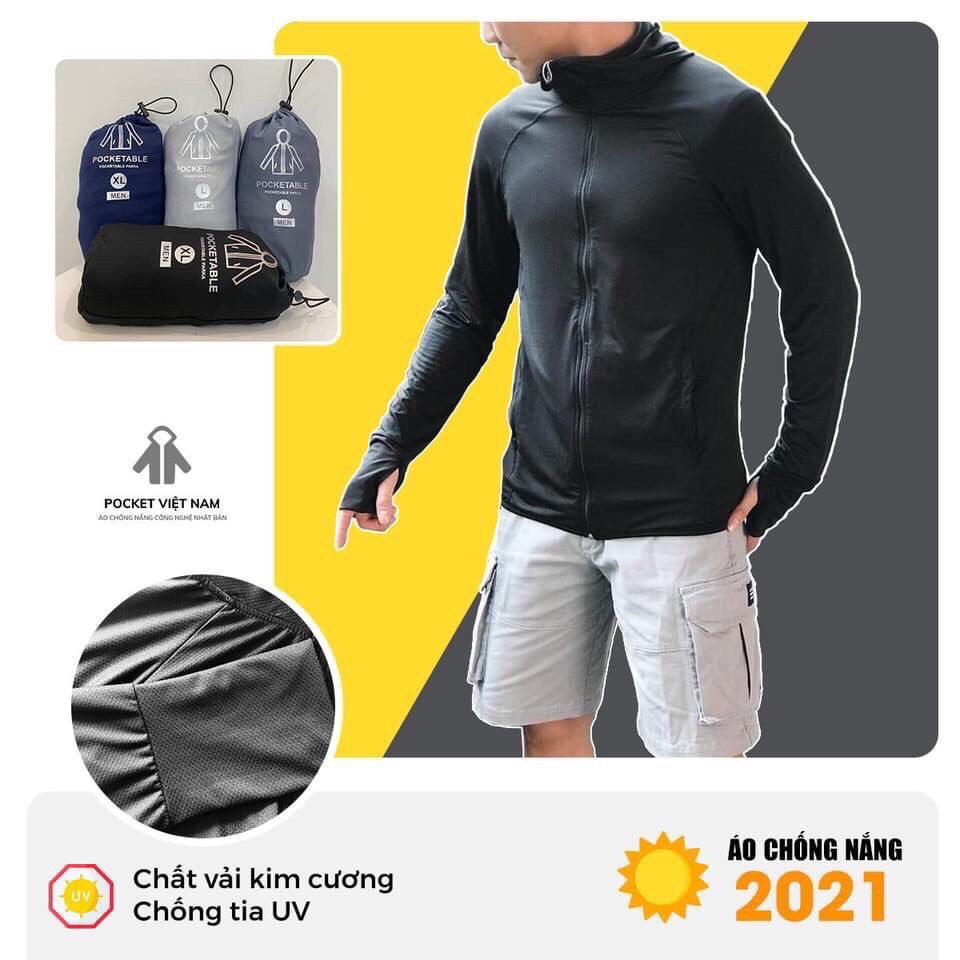 ( HÀNG CAO CẤP ) Áo chống nắng nam nữ ,áo đi nắng chất kim cương mềm mịn thoáng mát,Có túi khoá - 𝐀𝐫𝐮 𝐒𝐡𝐨𝐩 | BigBuy360 - bigbuy360.vn