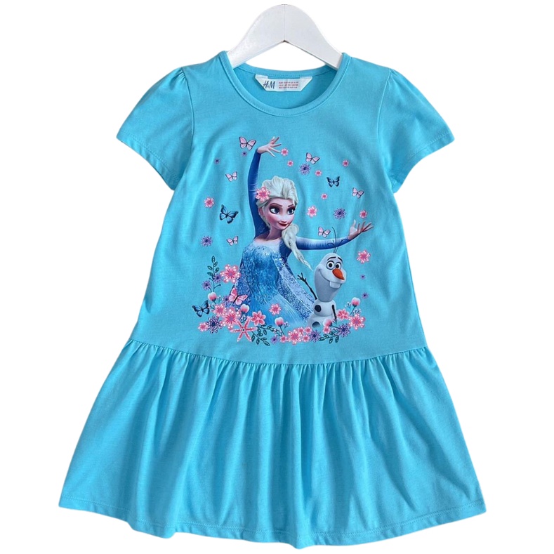 Đầm Đuôi Cá VNXK Set Váy Công Chúa Elsa Pony Kitty Cho Bé Gái Size Đại 13-37 Kg Vải Cotton Xuất Xịn Homie Kids
