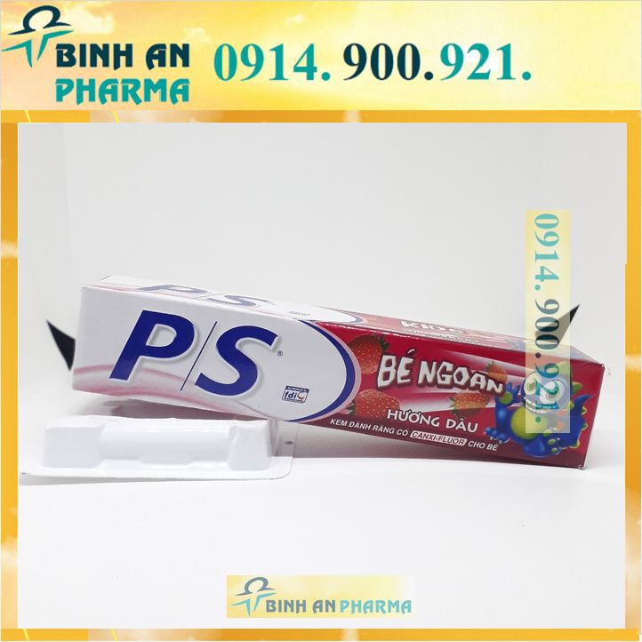 Kem đánh răng PS trẻ em hương dâu
