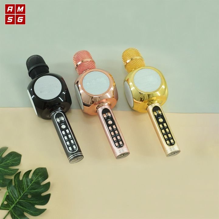 Mic Karaoke Blutooth YS90 Không Dây, Âm Thanh Cực Hay, Kiểu Dáng Trẻ Trung Năng Động, Độ Bền Cực Cao. Bảo Hành 8 Tháng