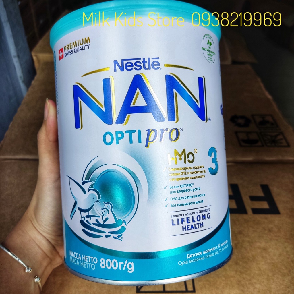[DATE MỚI] Sữa Nan Nga HMO số 3 800g