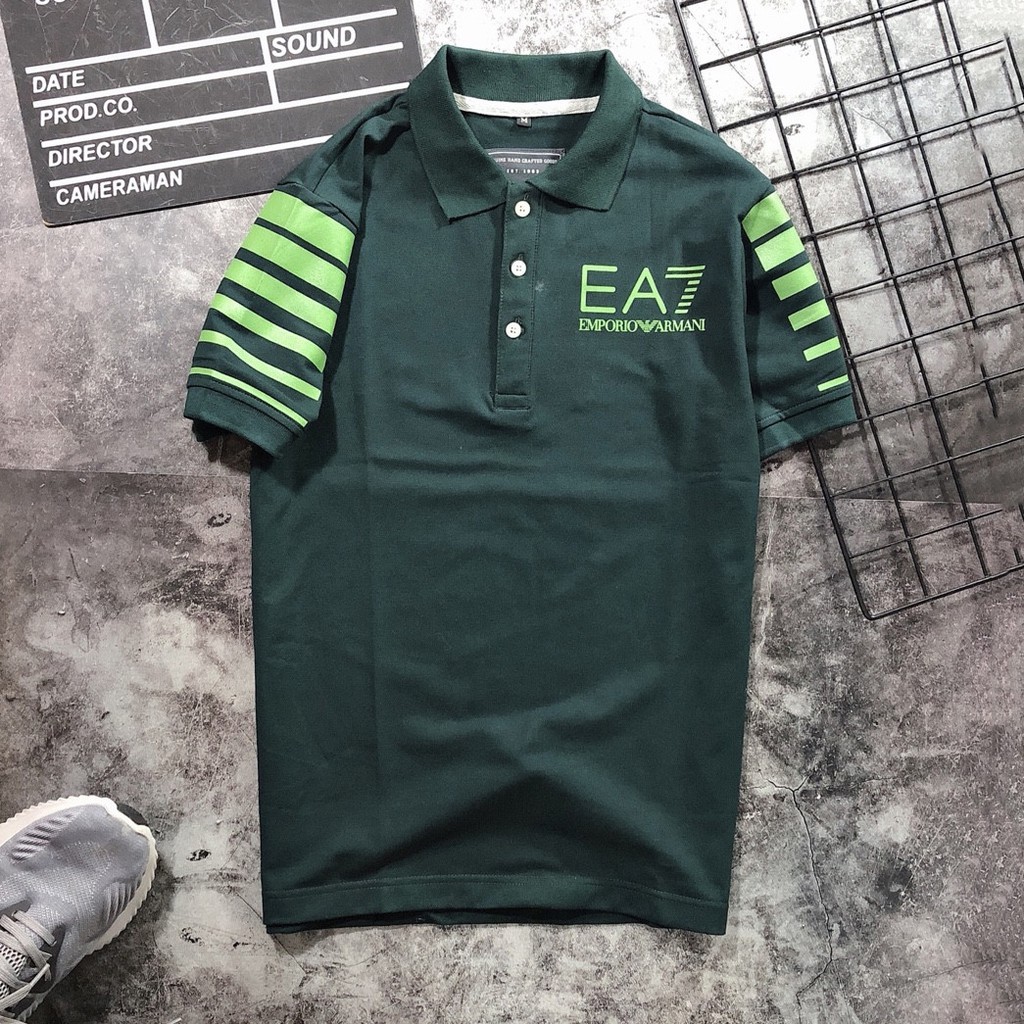 Áo thun nam có cổ EA7 cao cấp KENSTORE89 ATV118