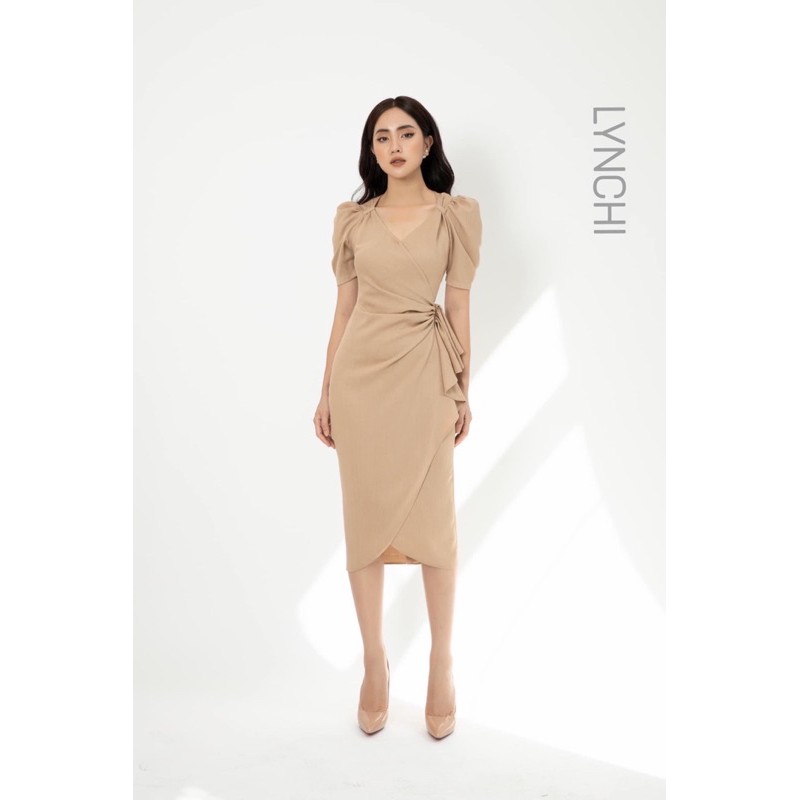 đầm body vạt hông